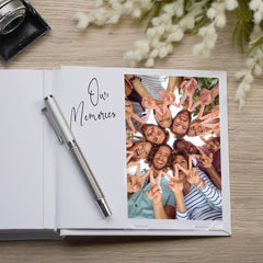 Personalised Family Name Leaf Design Photo Album