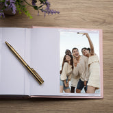 Memories Pink Photo Album Gift For 50 x 6"x4" Photos Memories Photo Album ukgiftstoreonline