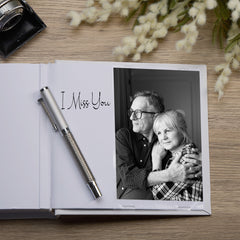 Personalised Wife In Loving Memory White Album With Photo For 50 x 6x4 Photos