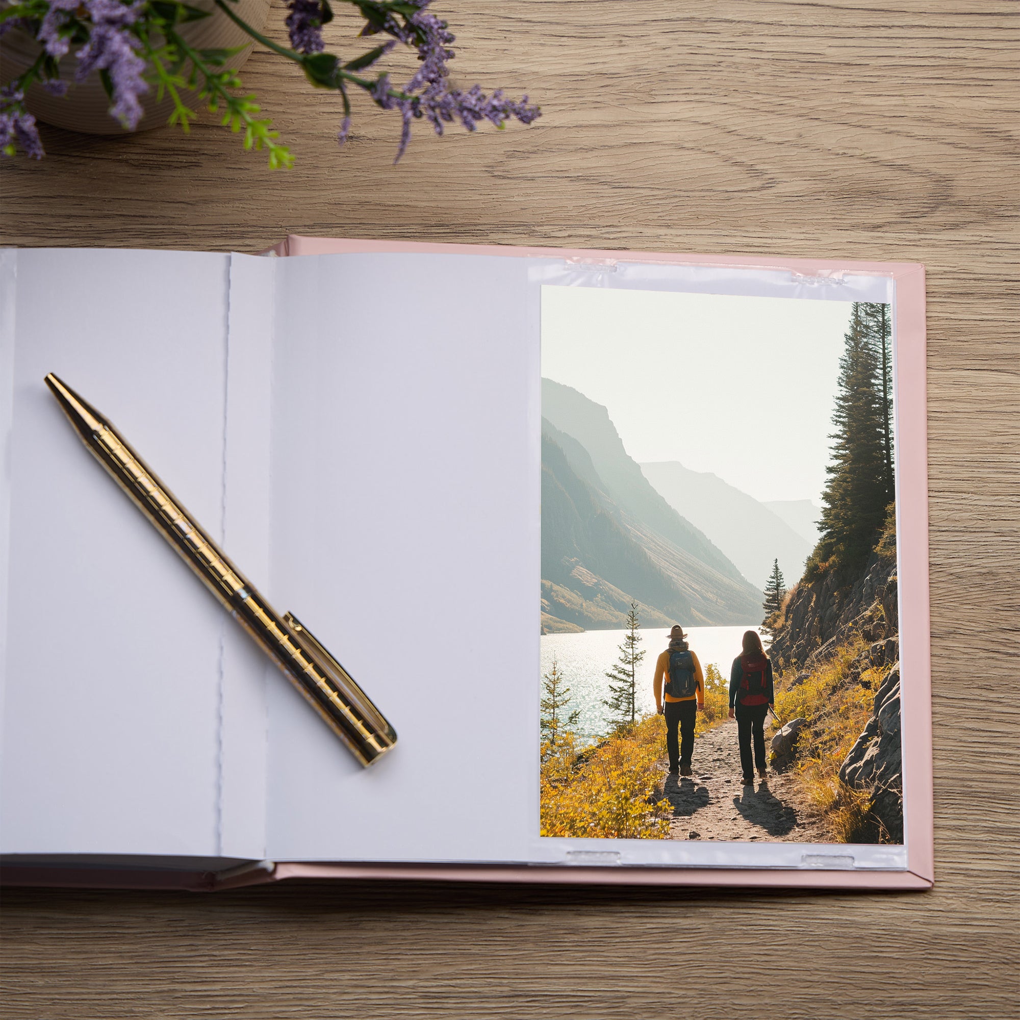 Pink Adventures Holiday Photo Album Holds 50 x 4 " x 6 " photos Adventures Photo Album ukgiftstoreonline