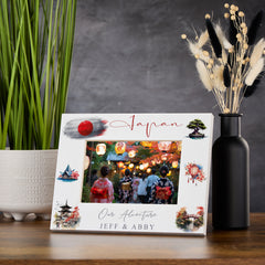 Personalised Japan Holidays Adventure Memory Photo Frame