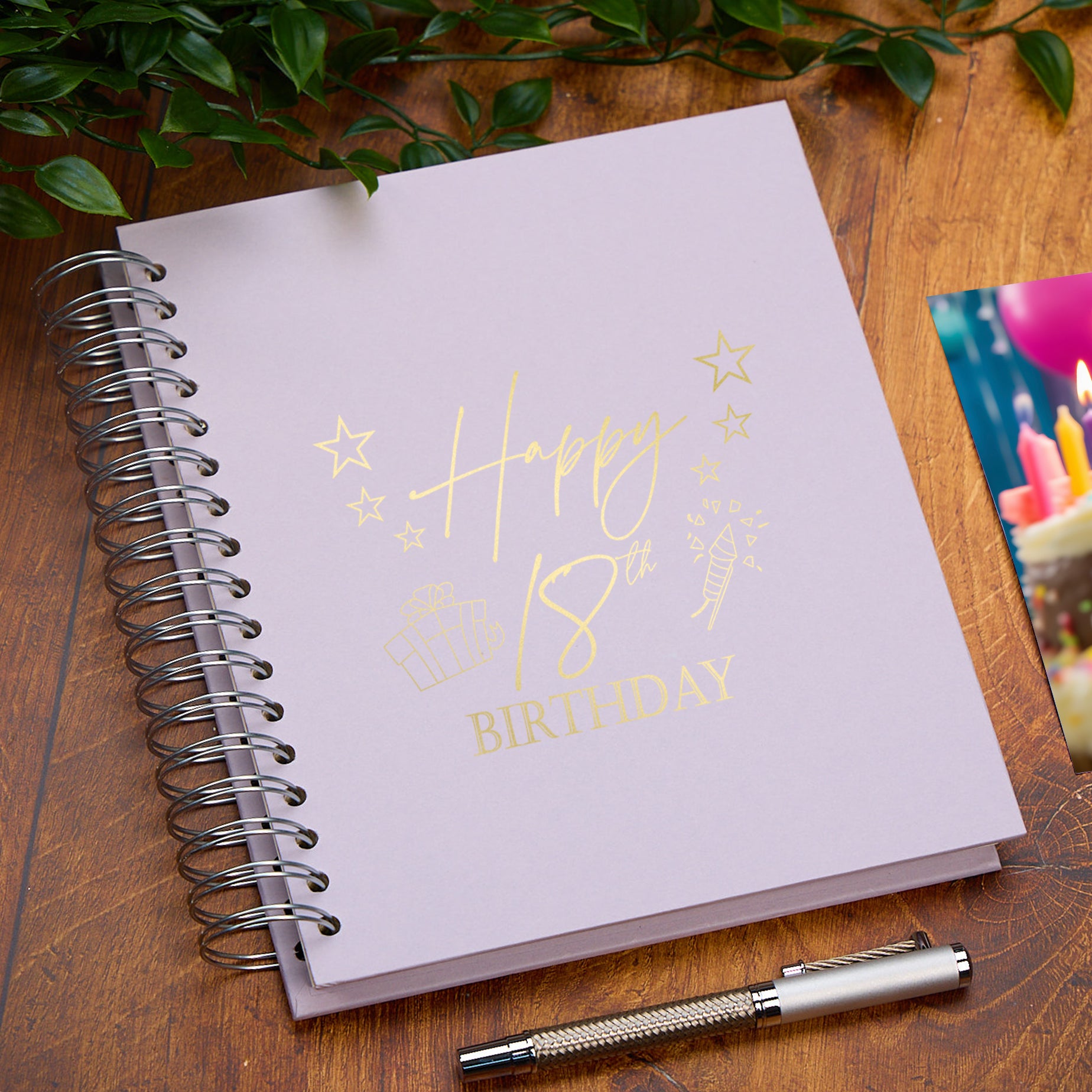 Large 18th Birthday Photo Album Memory Keepsake Gift With Presents Multiple Colours Photo Album ukgiftstoreonline Lilac 4x6 Inch Album