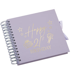 Wholesale Trade Pack of 10 - 21st Birthday Scrapbooks With Present Design