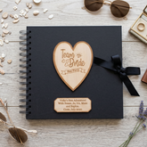 Personalised Team Bride Hen Party Scrapbook Photo Album Black Cover Scrapbook Guest Book ukgiftstoreonline