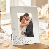 Diamante Mirror Photo Frame - 4x6 Wedding Anniversary Gift - Elegant Keepsake Display photo frame ukgiftstoreonline