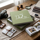 Dad Photo Album – Green Leaf Design Keepsake With 50 Photo Capacity photo album ukgiftstoreonline