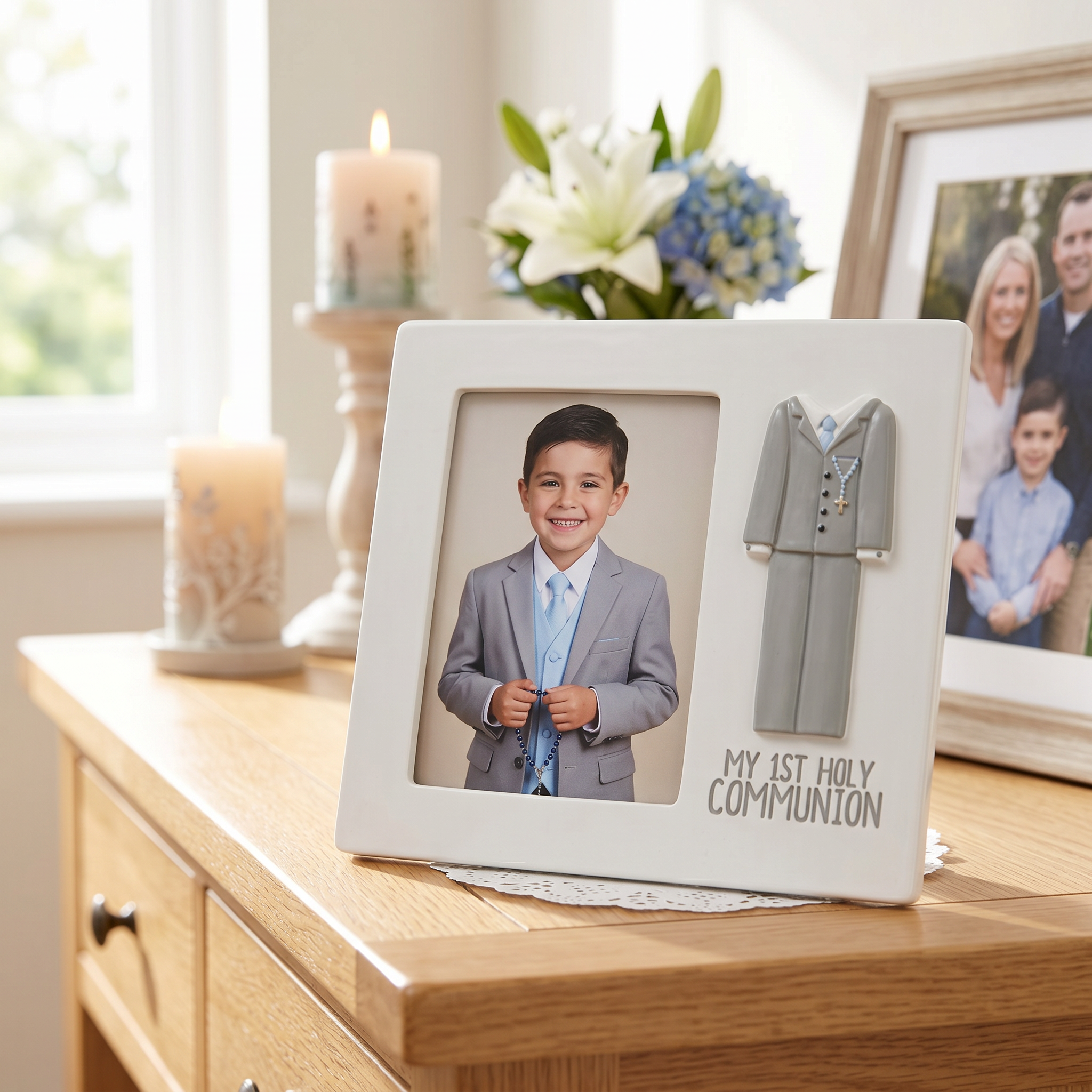 Boy's First Holy Communion Photo Frame 5"x3.5" ukgiftstoreonline