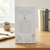 Teacher Plaque Gift – Standing Plaque With Sentimental Quote & Raised Star Nan Photo Frame ukgiftstoreonline
