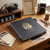 Personalised Best Dad In the World Photo Self Adhesive Album Scrapbook Multiple Colours Photo Album ukgiftstoreonline