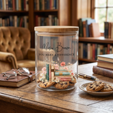 Personalised Storage Jar with name Gift For Teacher End Of Year Tea Coffee Sweets or Cookies personalised photo frames ukgiftstoreonline