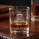 Engraved Personalised First Father's Day Whisky Glass Gift Personalised ukgiftstoreonline