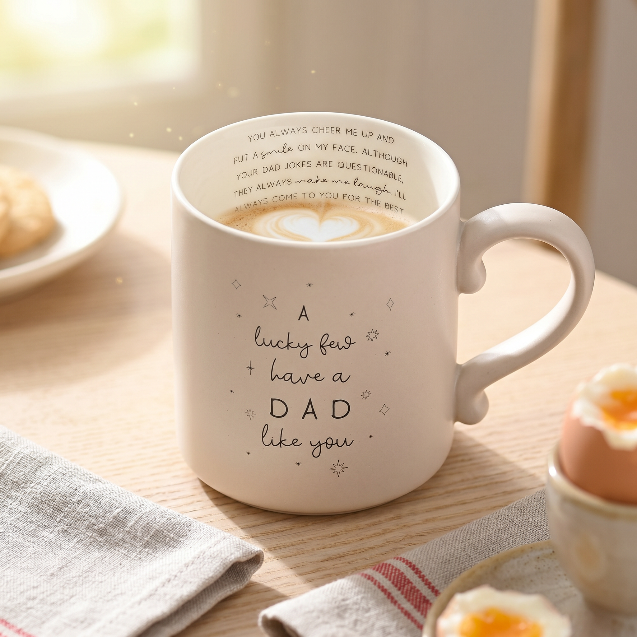 Gift For Dad Sentimental Mug Gift With Quote Inside For Fathers Day, Birthdays or Christmas ukgiftstoreonline
