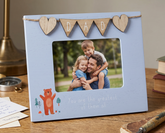 Dad Photo Frame With Bunting 6'x4' Picture with Sentiment, Freestanding Father's Day, Birthday or Christmas photo frame ukgiftstoreonline