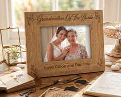 Personalised Grandmother Of The Bride Photo Frame Wedding Gift Grandma Photo Frame ukgiftstoreonline