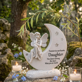 Daughter Angel Remembrance Stone Memorial Plaque, Grave Ornament Tribute, Gift ukgiftstoreonline