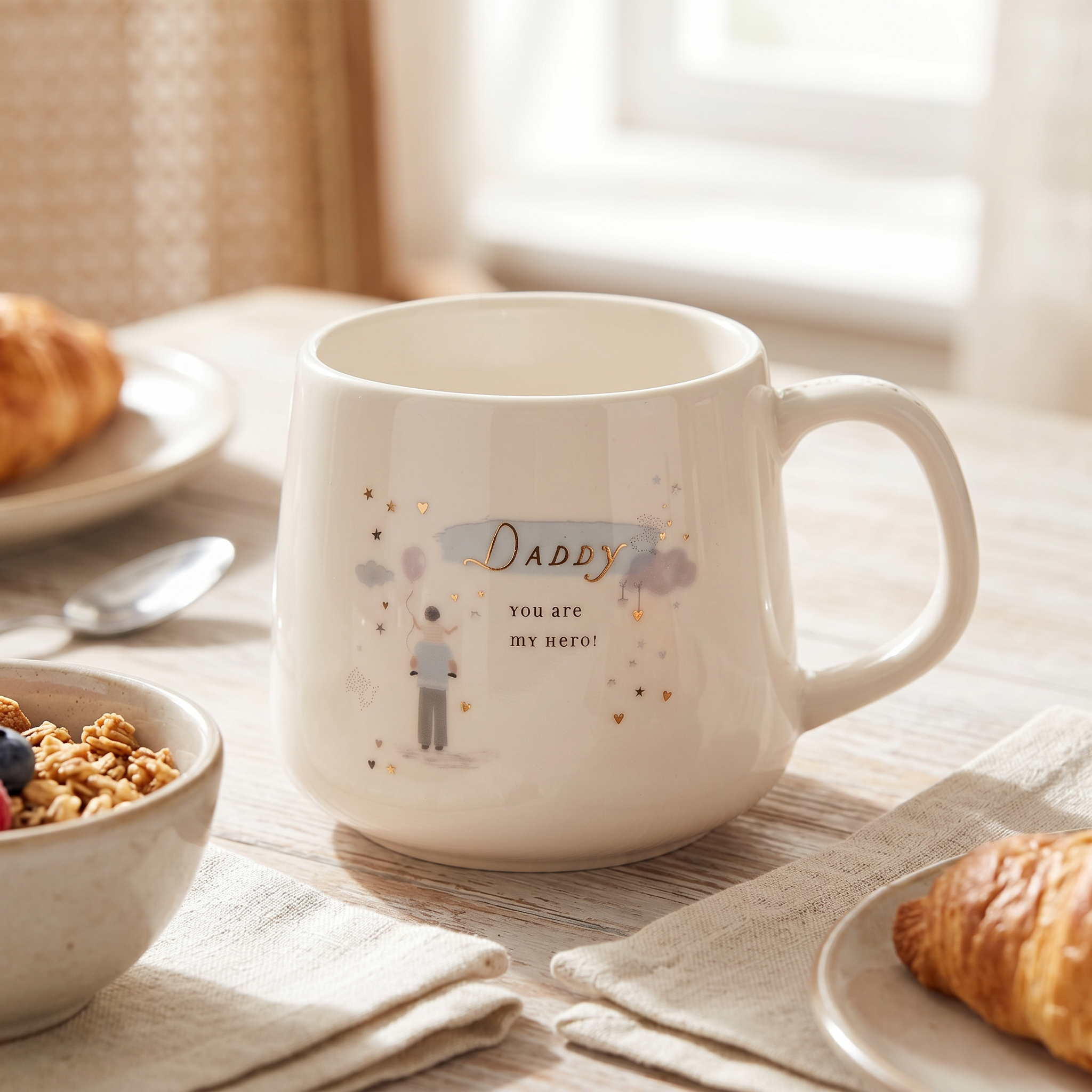 Gift For Daddy Ceramic Mug With Heartfelt Wording Gift Boxed ukgiftstoreonline