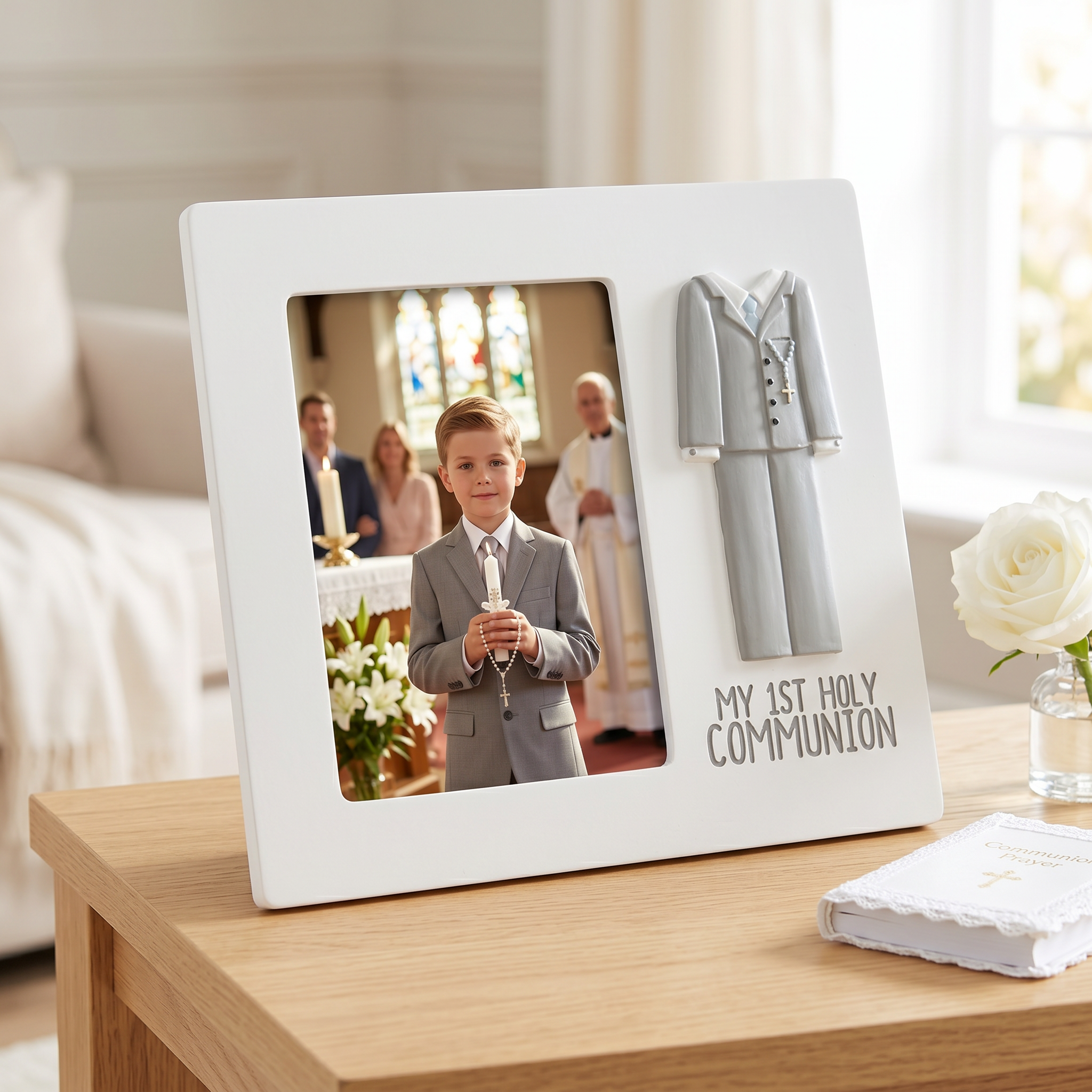 Boy's First Holy Communion Photo Frame 5"x3.5" ukgiftstoreonline