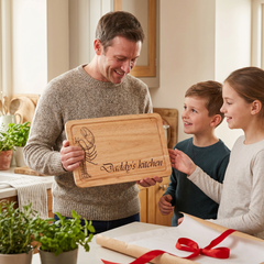 Lobster Themed Engraved Solid Wooden Chopping Board with Optional Personalised Name Or Message chopping Board ukgiftstoreonline