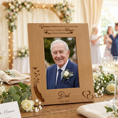Personalised Because Someone We Love Is In Heaven Wedding Photo Frame Wedding Photo Frame ukgiftstoreonline