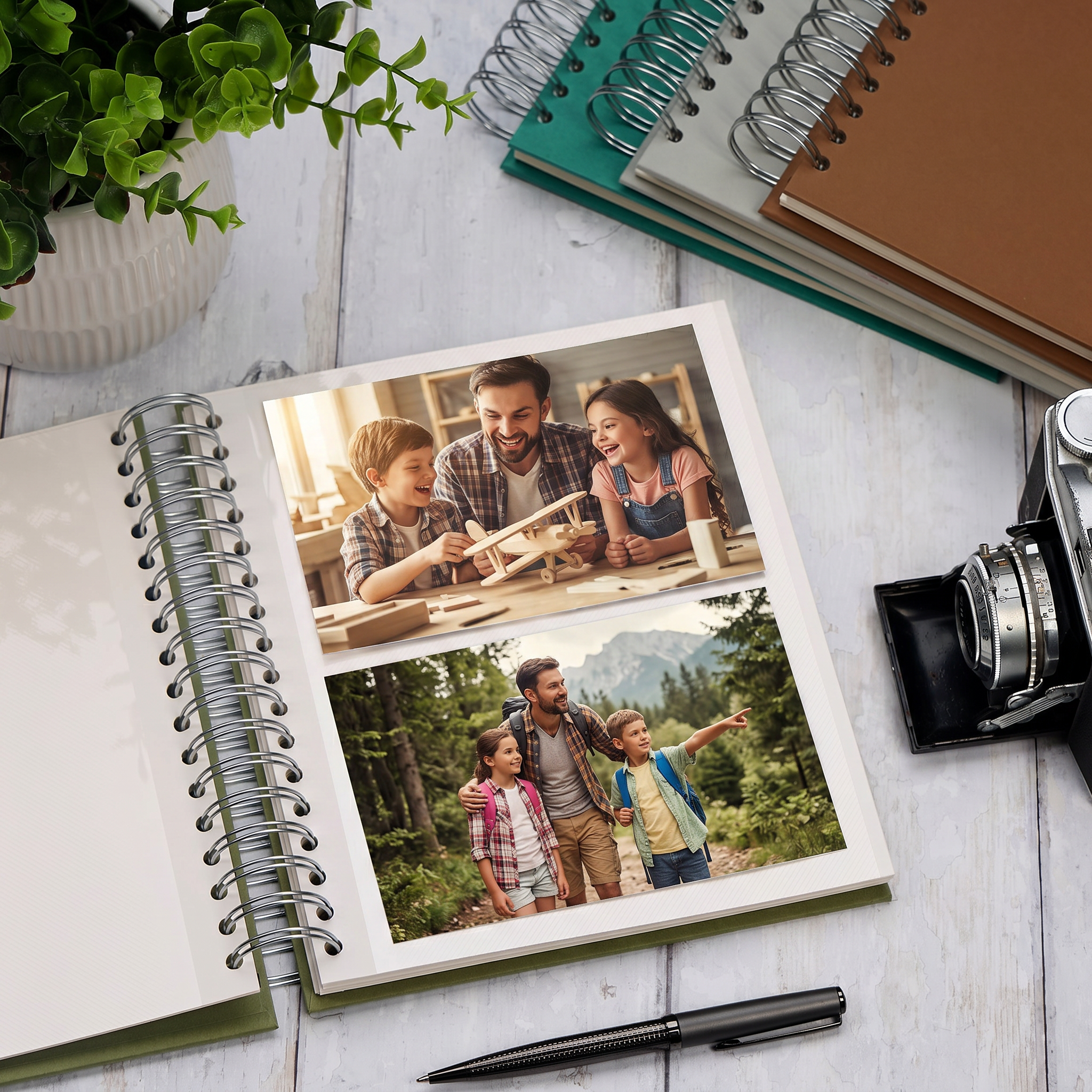 Personalised Best Dad In the World Photo Self Adhesive Album Scrapbook Multiple Colours Photo Album ukgiftstoreonline