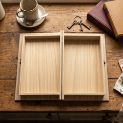 Personalised Gift Engraved Wooden Wedding Keepsake Memory Book Shape Box For Photos etc