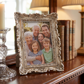 Classical Style Antique Floral Resin Photo Frame 4" x 6" photo frame ukgiftstoreonline
