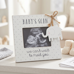 Baby Scan Frame - Vintage Ultrasound Picture Frame With Elephant Decor Baby Photo Frame ukgiftstoreonline