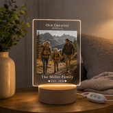Personalised LED Photo Frame Night Light – Custom Picture Gift Our Greatest Adventures ukgiftstoreonline