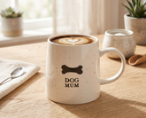 Dog Mum Mug - Stoneware Coffee Mug With Paw Print | Dishwasher Safe Gift ukgiftstoreonline