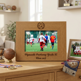 Football Themed Personalised Wooden Engraved Photo Frame Photo Frame ukgiftstoreonline