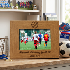 Football Themed Personalised Wooden Engraved Photo Frame Photo Frame ukgiftstoreonline
