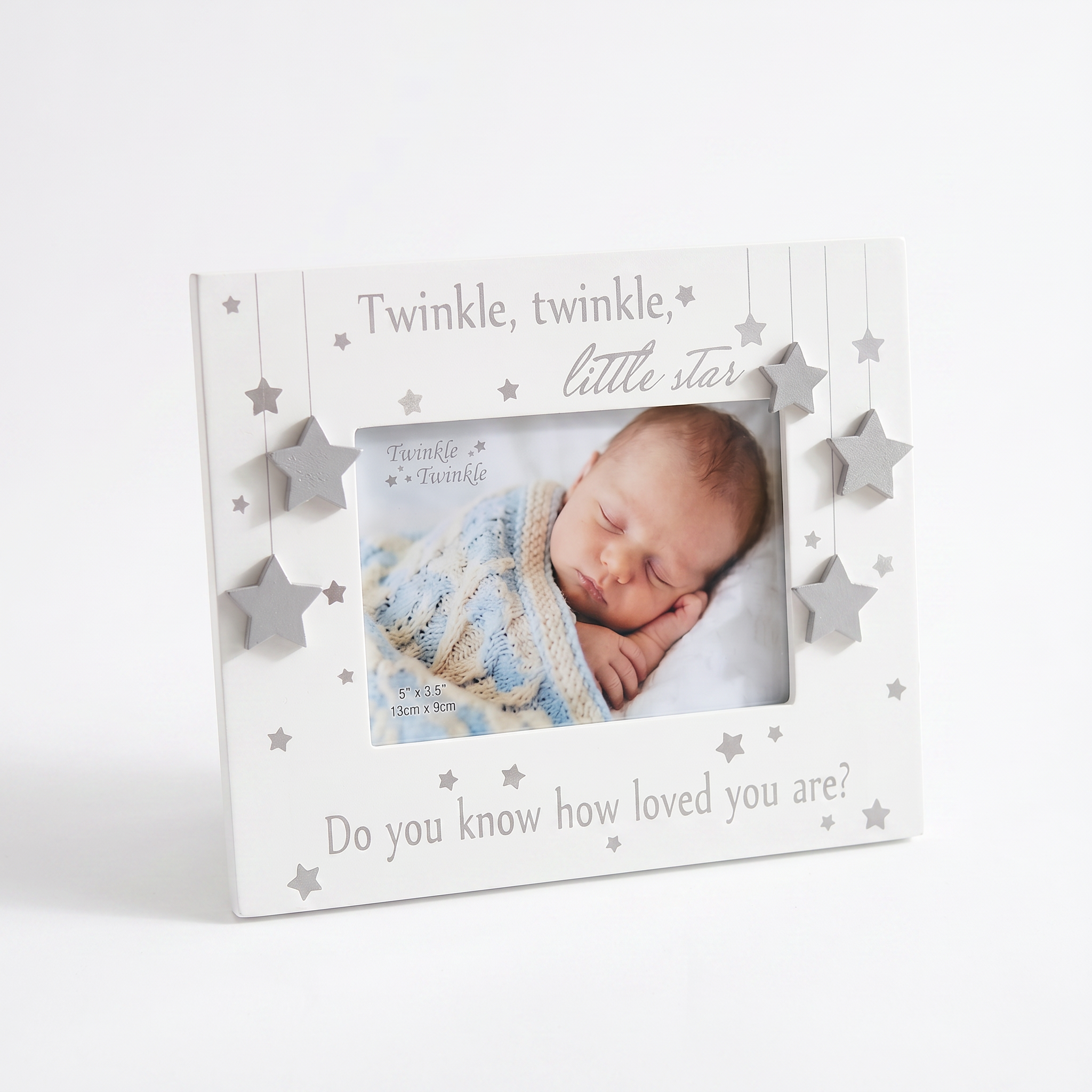 Baby Photo Frame Keepsake With Stars and Verse For Baby Shower or Newborn Gift ukgiftstoreonline