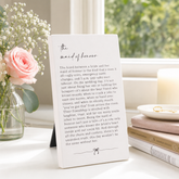 Maid Of Honour Plaque Gift – Standing Plaque With Sentimental Quote ukgiftstoreonline