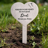 Dad Memorial Sympathy Tribute Graveside Stake With Butterfly ukgiftstoreonline