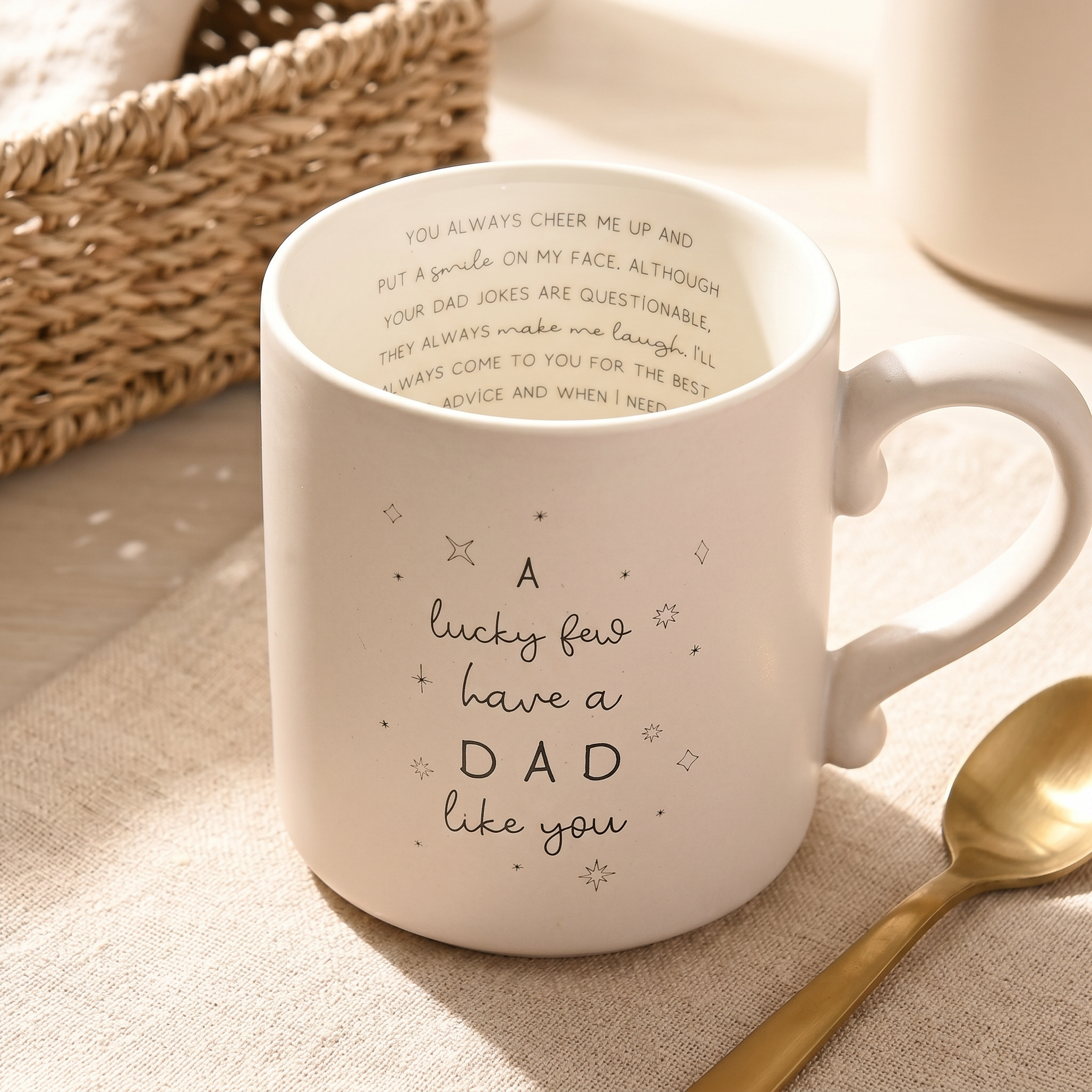 Gift For Dad Sentimental Mug Gift With Quote Inside For Fathers Day, Birthdays or Christmas ukgiftstoreonline
