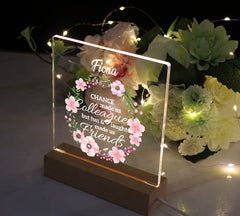 Personalised Colleagues To Friends Gift Night Light Lamp Bedroom Personalised Heart Gifts ukgiftstoreonline