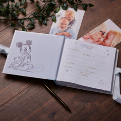 Personalised Baby Photo Album Keepsake Disney Mickey Mouse