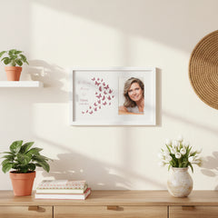 Personalised Mum In Loving Memory Photo Frame With Butterflies Mum Photo Frame ukgiftstoreonline