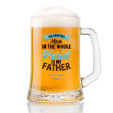 Personalised Best Father Beer Glass Tankard Gift