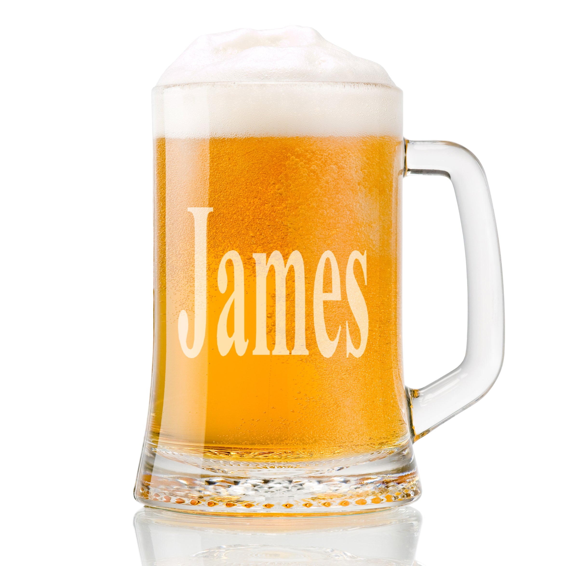 Personalised Name Bold Type Font Birthday Beer Tankard Glass Gift For Him Personalised Birthday Gift ukgiftstoreonline