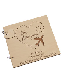 Personalised Honeymoon Memories Scrapbook Photo Album