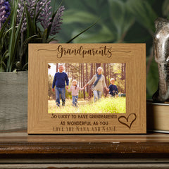 Personalised Grandparents As Wonderful As You Photo Frame gift