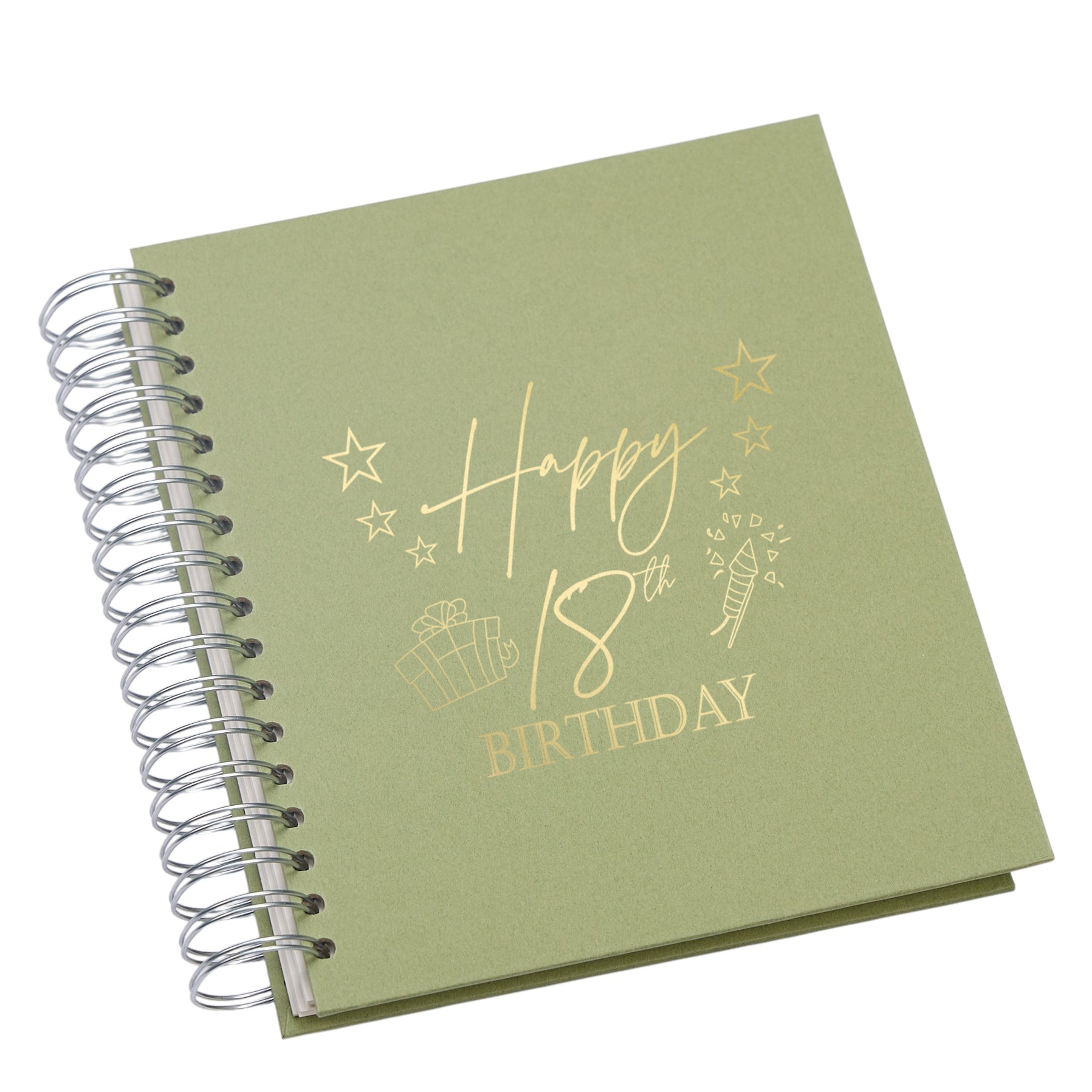 Wholesale Trade Pack of 5 Large 18th Birthday Photo Album Memory Keepsake Gift With Presents Multiple Colours Photo Album ukgiftstoreonline Olive 4x6 Inch Album