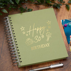 Wholesale Pack of 5 - Large 30th Birthday Photo Album Memory Keepsake Gift With Presents Multiple Colours