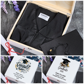 Personalised Graduation Luxury Wooden Keepsake Memory Gift Box