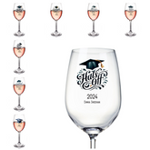 Personalised Graduation Wine Glass Congratulations Keepsake