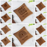 Personalised Teacher Gift Wooden Coasters With Sentiments