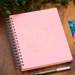Large 21st Birthday Photo Album Memory Keepsake Gift With Presents Multiple Colours