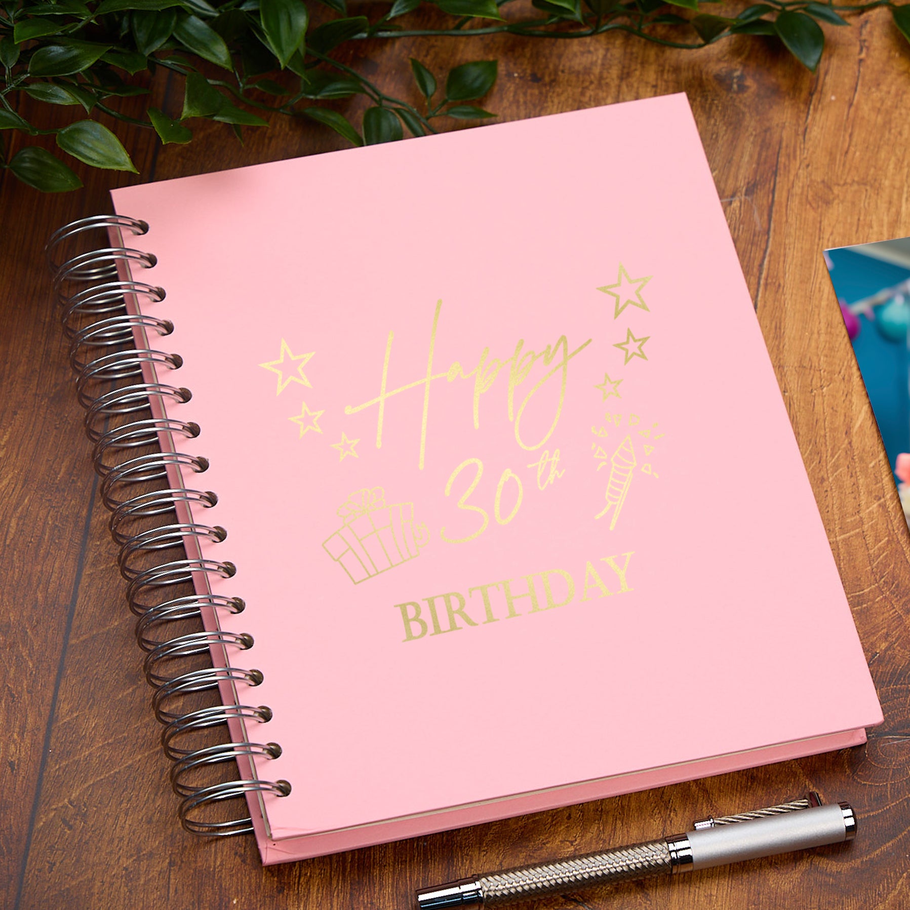 Large 30th Birthday Photo Album Memory Keepsake Gift With Presents Multiple Colours Photo Album ukgiftstoreonline