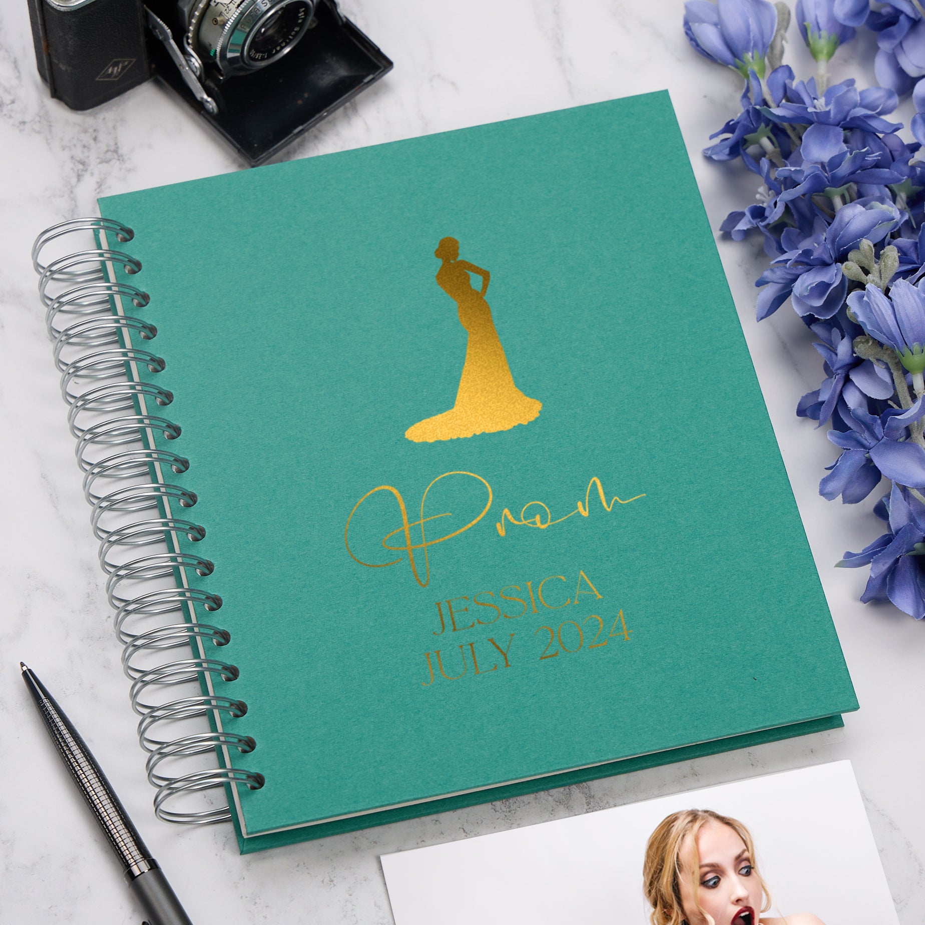 Personalised Girl's Prom Keepsake Photo Album Memory Book Photo Album ukgiftstoreonline